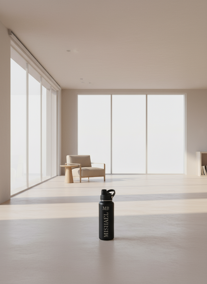 Bulk Quantity - Dual Lid Bottles - 32 Oz - Straw and Chug Spouts - Powder Coated - Personalization Available