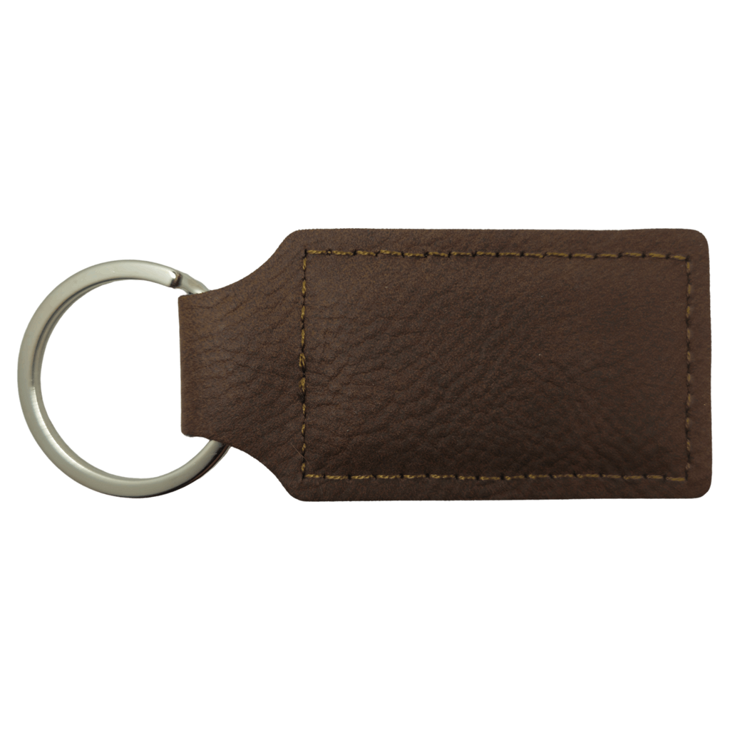 Keychains - Customize Your Way - Leatherette - Rectangular - Perfect For Your Car & Motorcycle Keys