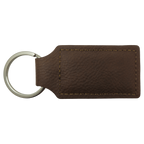 Keychains - Customize Your Way - Leatherette - Rectangular - Perfect For Your Car & Motorcycle Keys