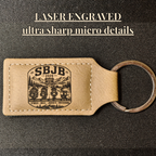 Keychains - Customize Your Way - Leatherette - Rectangular - Perfect For Your Car & Motorcycle Keys