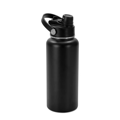 Bulk Quantity - Dual Lid Bottles - 32 Oz - Straw and Chug Spouts - Powder Coated - Personalization Available