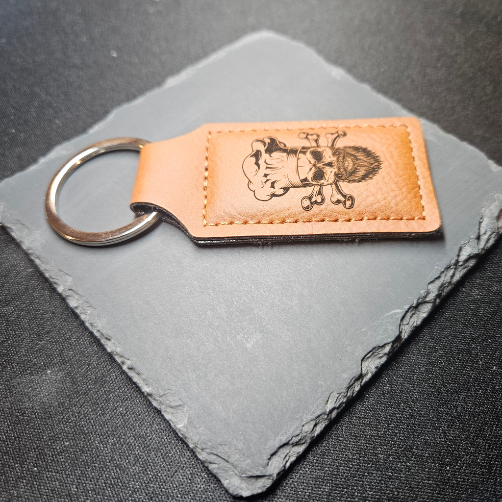 Keychains - Customize Your Way - Leatherette - Rectangular - Perfect For Your Car & Motorcycle Keys