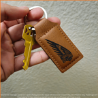 Keychains - Customize Your Way - Leatherette - Rectangular - Perfect For Your Car & Motorcycle Keys