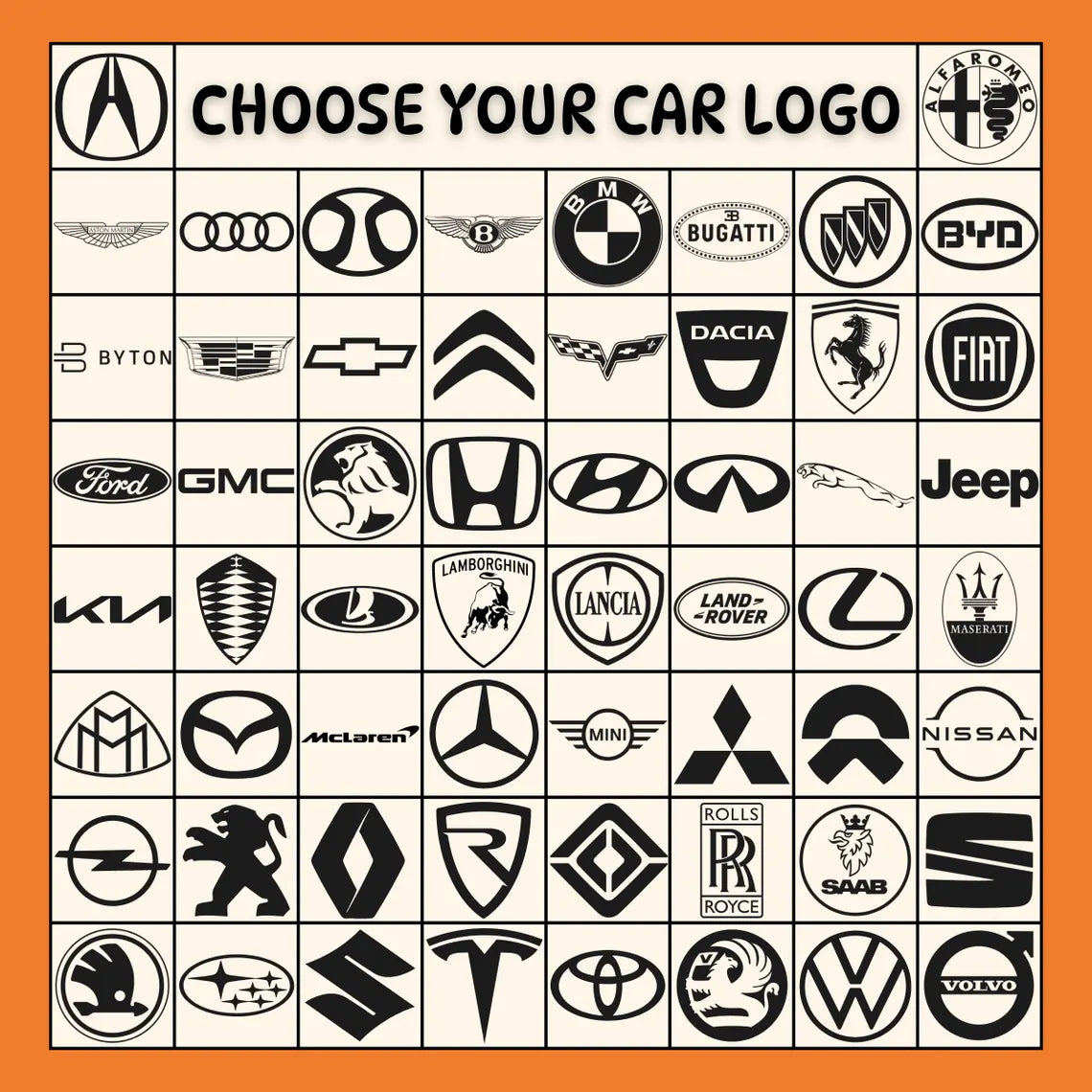 Car Lovers Personalized Keychain - Add Your Car Logo, Name, Custom Logo, QR Code - Leatherette Keychain Gift for Auto Enthusiasts