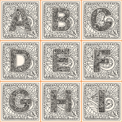 Throw Pillow - Single Letter/Monogram Rustic Design - Leatherette Material - Size: 15"x15" - Personalization Available