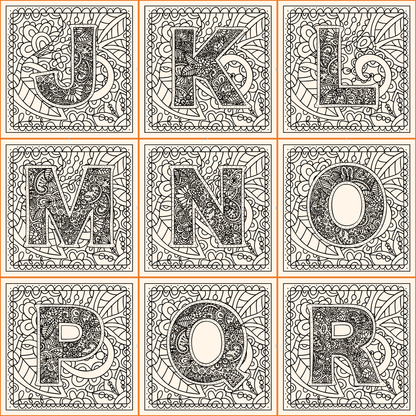 Throw Pillow - Single Letter/Monogram Rustic Design - Leatherette Material - Size: 15"x15" - Personalization Available