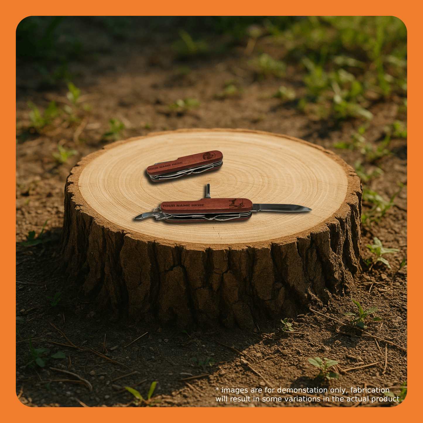 Pocket 7in1 Multi Tool - Survival Theme - EDC Gear Collection - Personalization Available