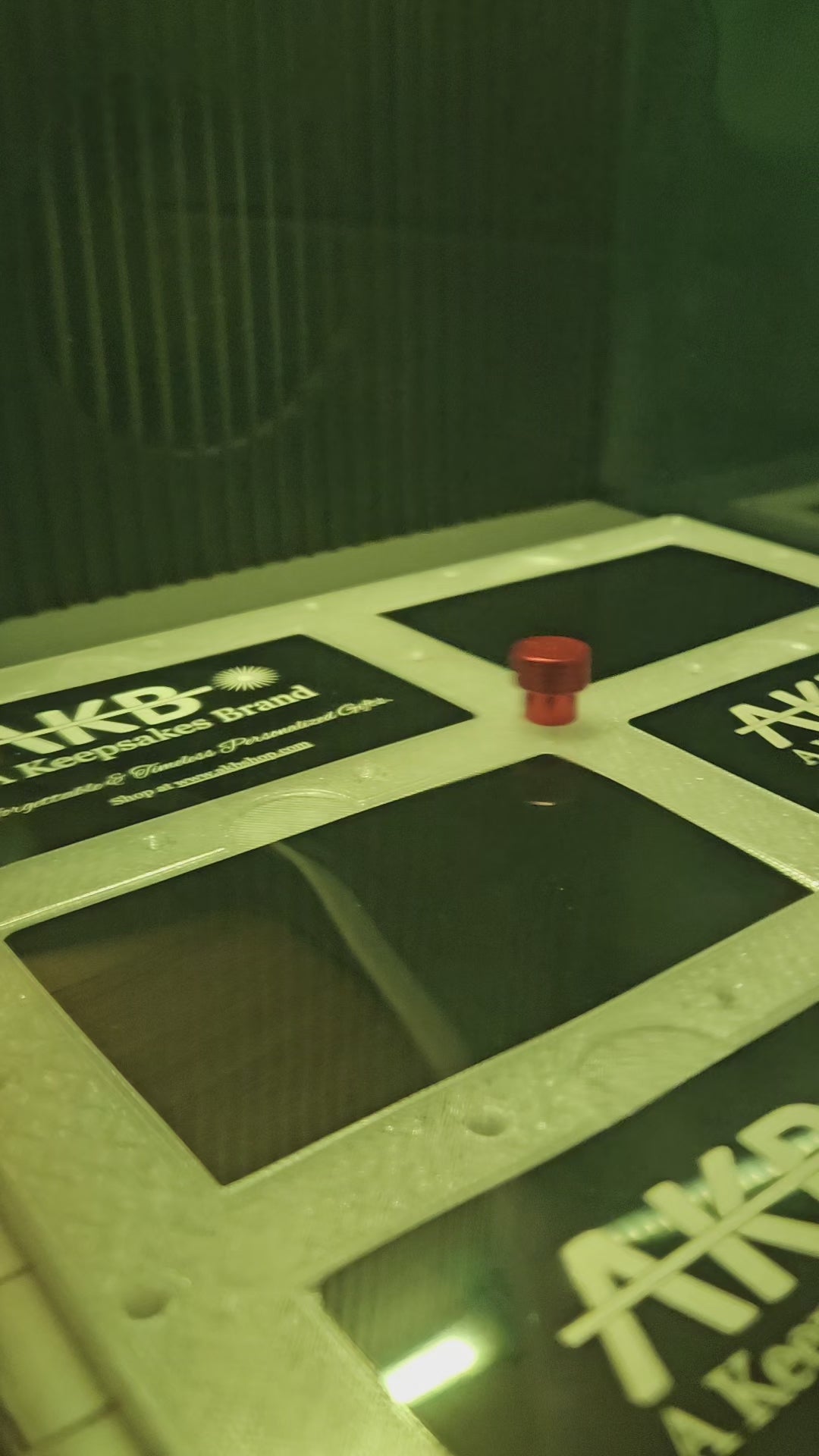 Black Cards Engraving with Lasers