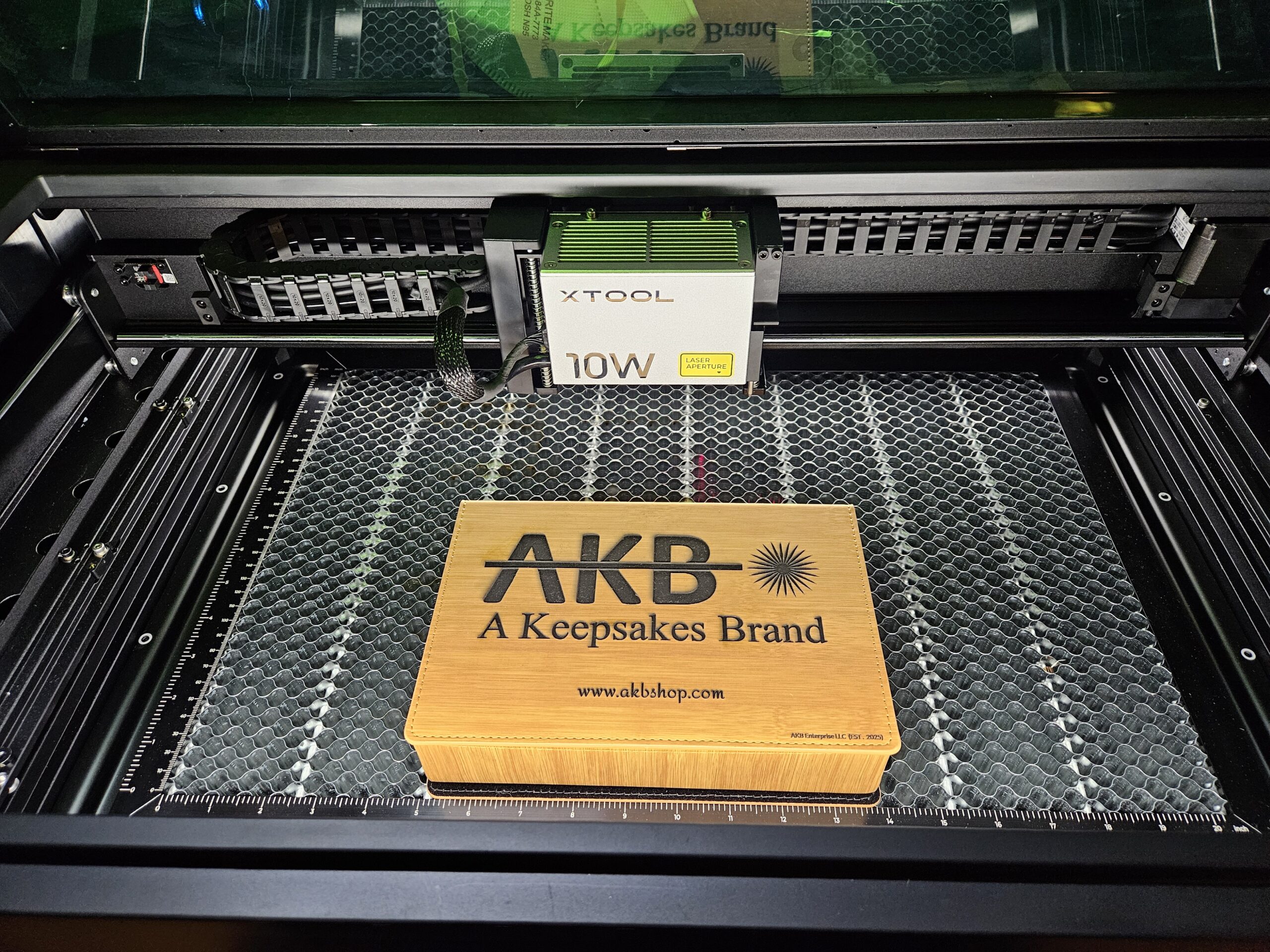 Leatherette Box in Production