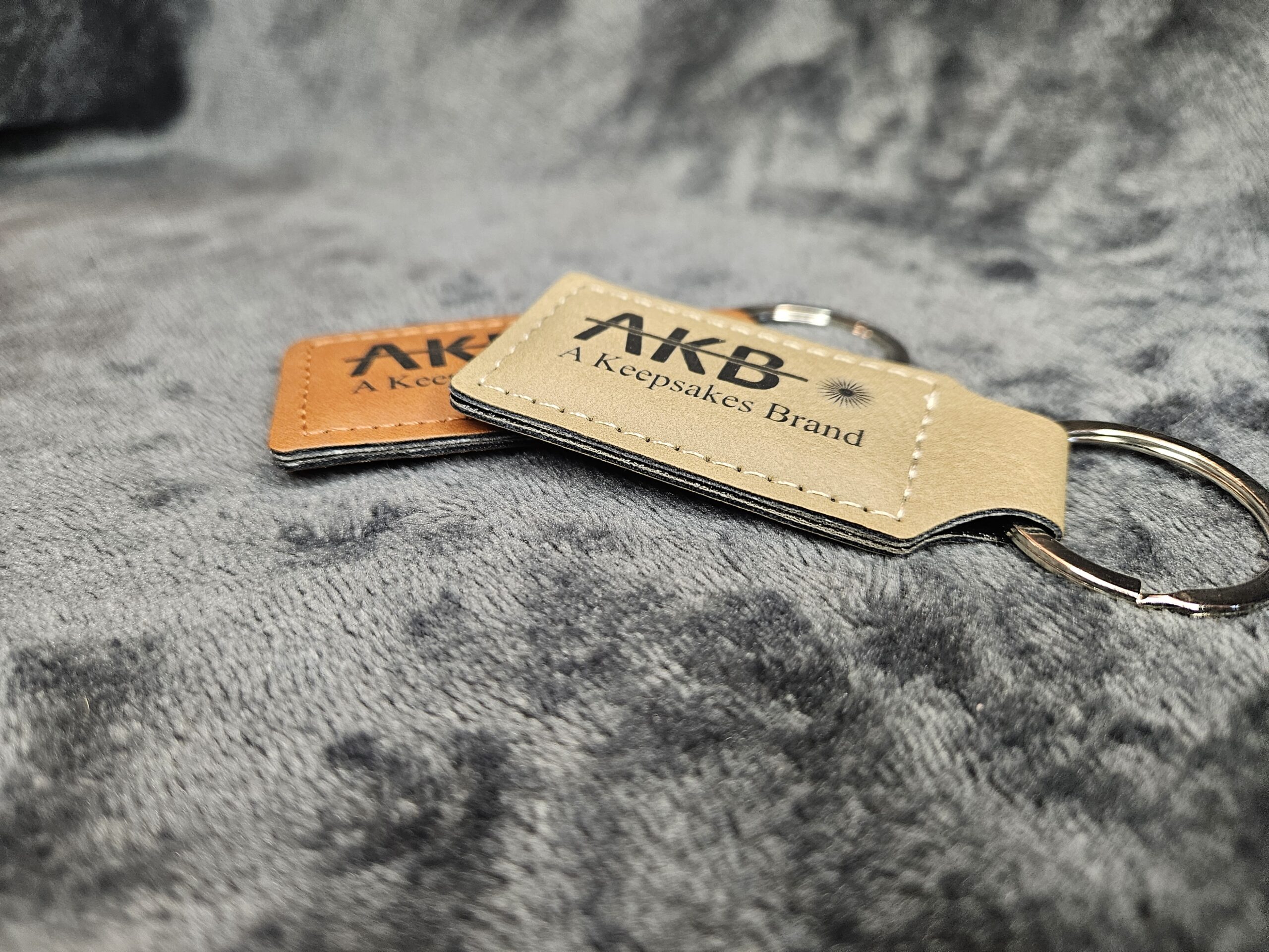 Leatherette Keychain