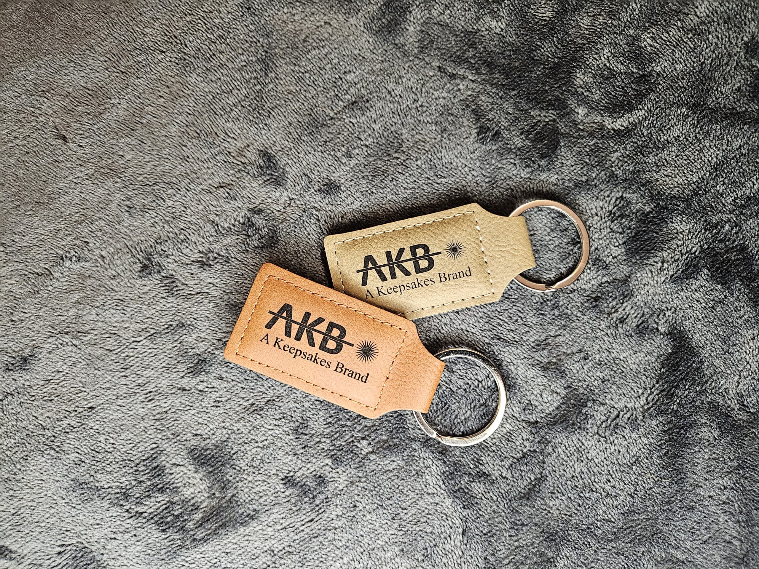 Leatherette Keychain