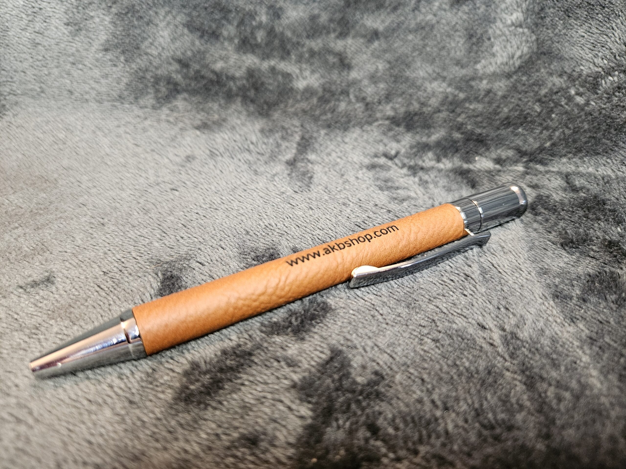Chestnut Leatherette Pen