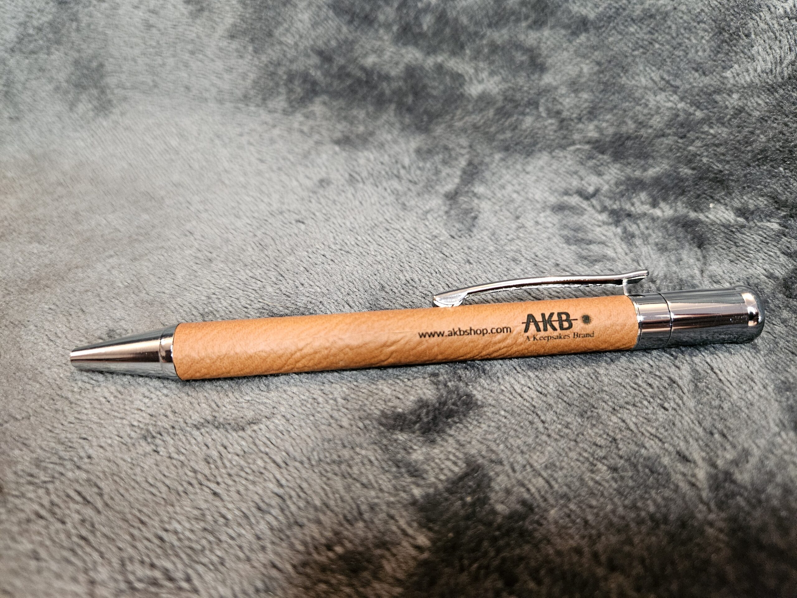 Chestnut Leatherette Pen
