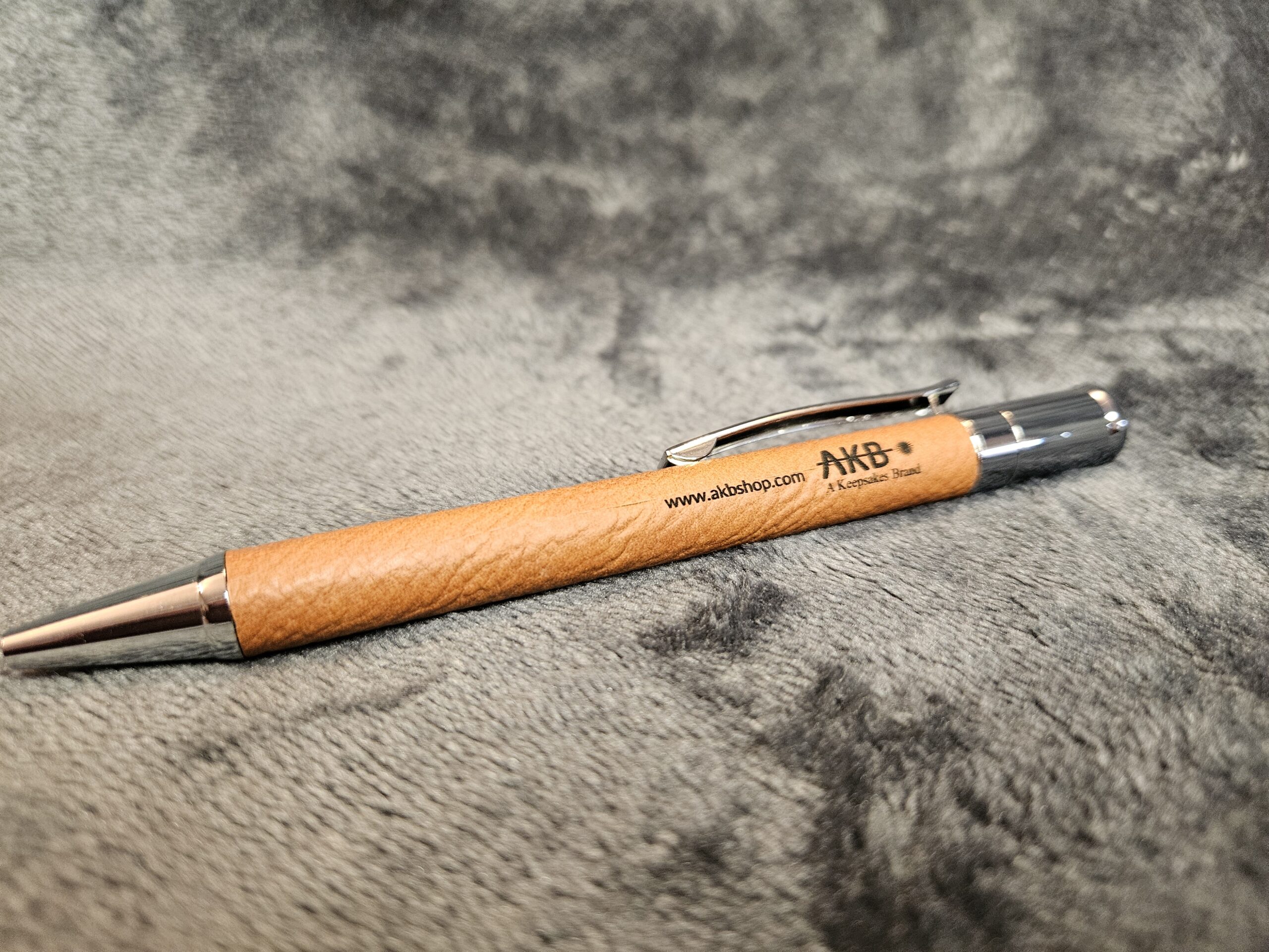 Chestnut Leatherette Pen