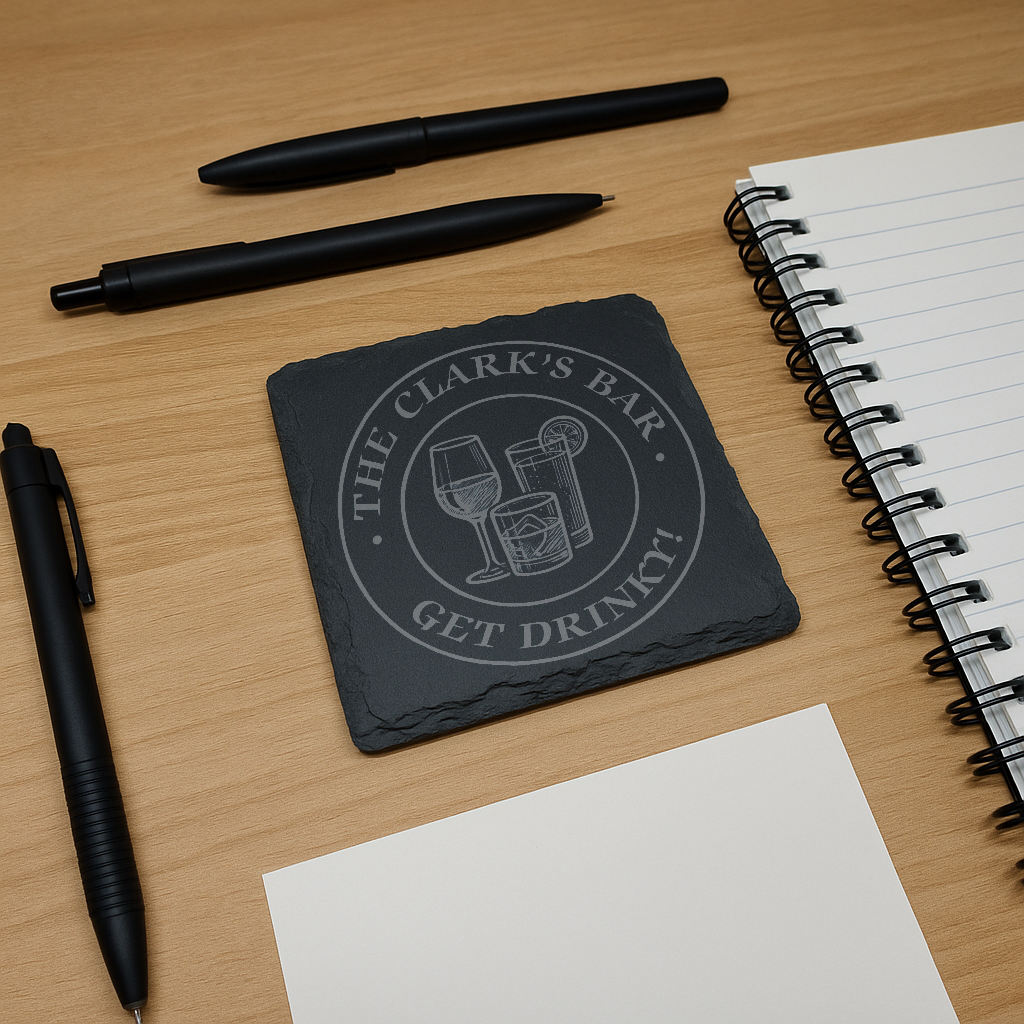 Sq Slate – Iso View – Light Wood – Bar Design 10